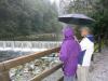 Walking in the rain with Mom